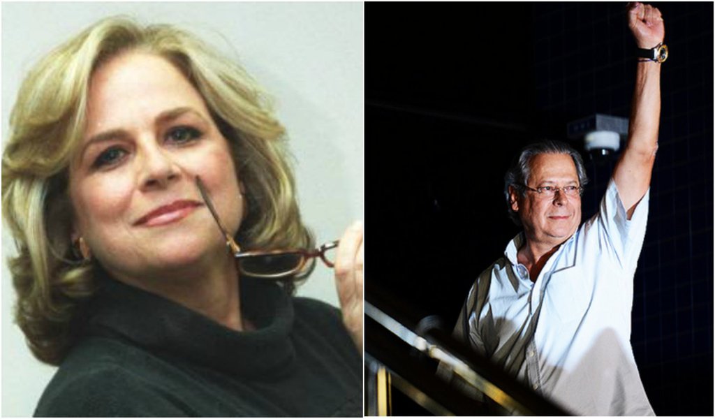 Hildegard Angel e José Dirceu (Foto: Leonardo Attuch) Hildegard Angel e José Dirceu