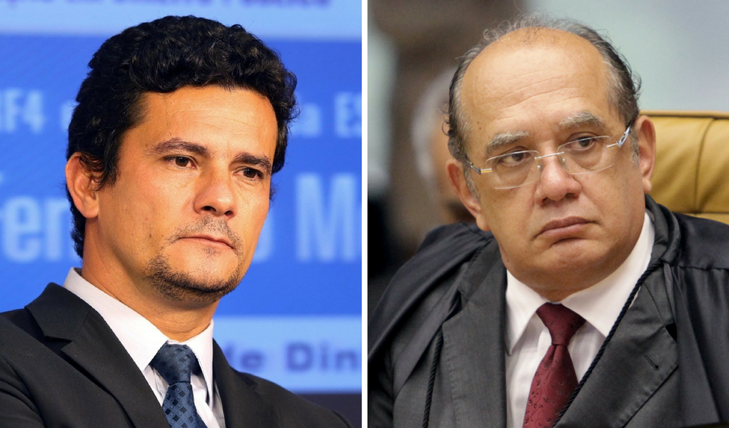 Sergio Moro e Gilmar Mendes (Foto: Davis Sena Filho) Sergio Moro e Gilmar Mendes