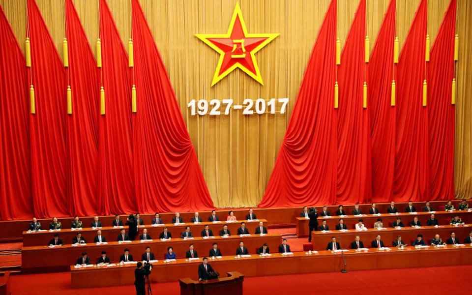 Presidente chinês, Xi Jinping, em discurso no Grande Salão do Povo, em Pequim 01/08/2017 REUTERS/Damir Sagolj (Foto: Paulo Emílio) Presidente chinês, Xi Jinping, em discurso no Grande Salão do Povo, em Pequim 01/08/2017 REUTERS/Damir Sagolj