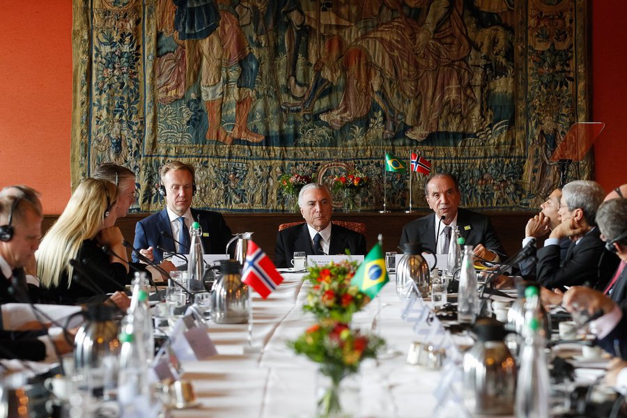 22/06/2017- Oslo- Noruega- Encontro com investidores noruegueses. Palavras do Ministro das Relações Exteriores, Aloysio Nunes. Foto: Beto Barata/PR/FotosPúblicas (Foto: Guilherme Coutinho) 22/06/2017- Oslo- Noruega- Encontro com investidores noruegueses. Palavras do Ministro das Relações Exteriores, Aloysio Nunes. Foto: Beto Barata/PR/FotosPúblicas