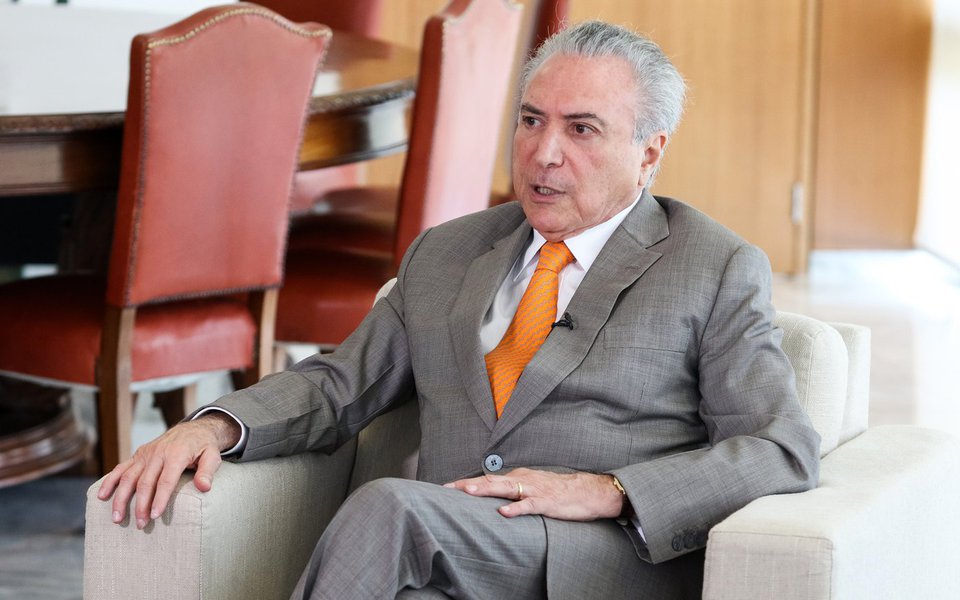 (Brasília - DF 16/01/2017) Entrevista para a agência Reuters. Foto: Alan Santos/PR (Foto: Giuliana Miranda) (Brasília - DF 16/01/2017) Entrevista para a agência Reuters. Foto: Alan Santos/PR