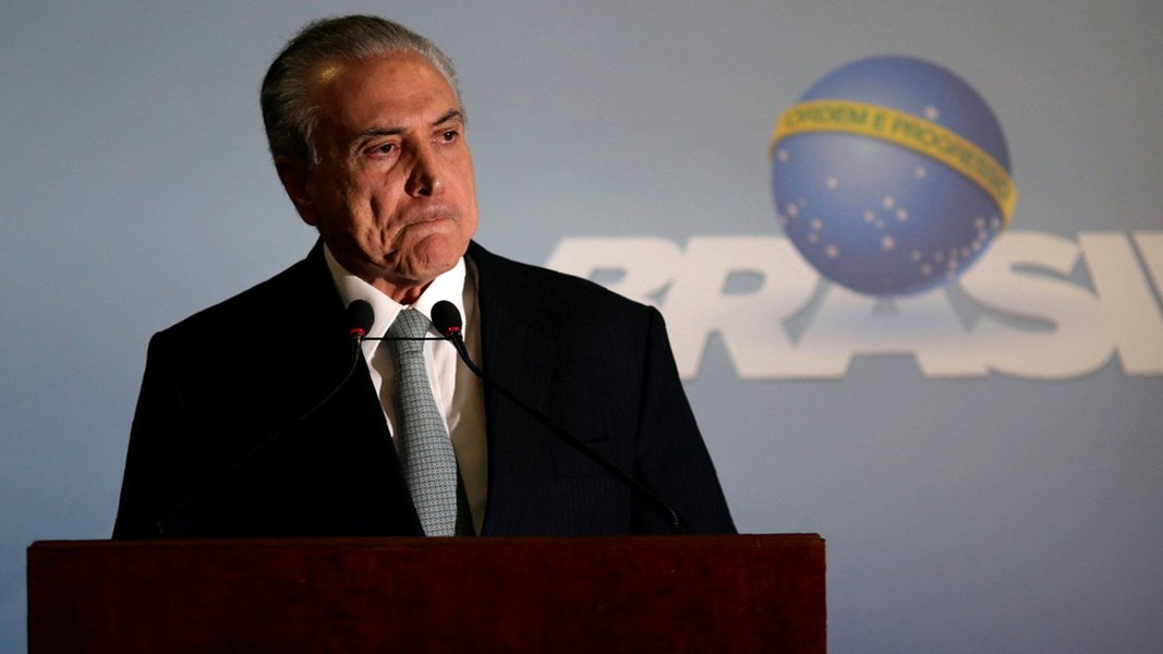 Presidente Michel Temer faz pronunciamento no Palácio do Planalto. 18/05/2017 REUTERS/Ueslei Marcelino (Foto: Geniberto Paiva Campos) Presidente Michel Temer faz pronunciamento no Palácio do Planalto. 18/05/2017 REUTERS/Ueslei Marcelino