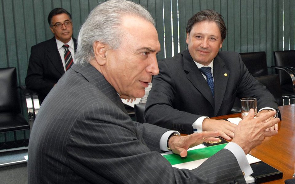 BRASILIA DF 23/02/2010 POLITICA Presidente Michel Temer recebe Deputado Rodrigo Rocha Loures (PMDB-PR) e convidado na Camara dos Deputados FOTO JBatista / Agencia Camara (Foto: Esmael Morais) BRASILIA DF 23/02/2010 POLITICA Presidente Michel Temer recebe Deputado Rodrigo Rocha Loures (PMDB-PR) e convidado na Camara dos Deputados FOTO JBatista / Agencia Camara
