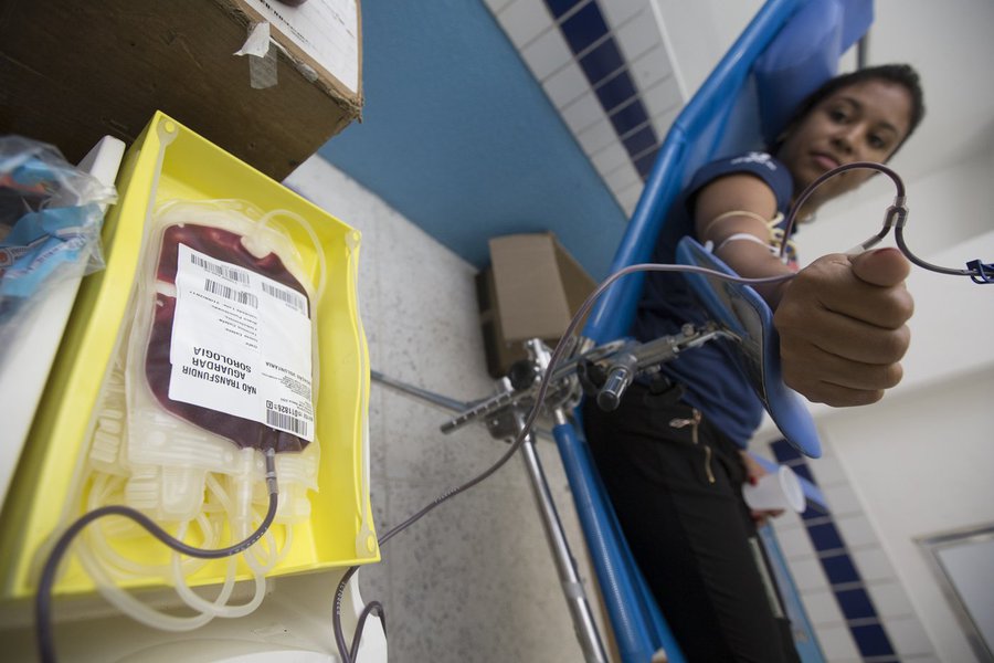 DOACAO DE SANGUE NA FIC EM ACAO COM O HEMOCE (Foto: Fatima 247) DOACAO DE SANGUE NA FIC EM ACAO COM O HEMOCE