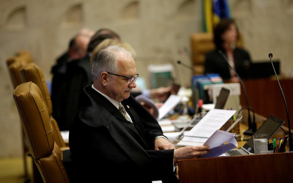 Ministro Edson Fachin no plenário do STF 20/09/2017 REUTERS/Ueslei Marcelino (Foto: Gisele Federicce) Ministro Edson Fachin no plenário do STF 20/09/2017 REUTERS/Ueslei Marcelino