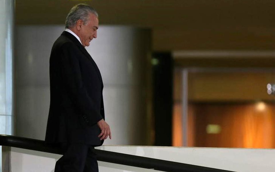 O presidente brasileiro Michel Temer no Palácio do Planalto, em Brasília 25/07/2017 REUTERS/Adriano Machado (Foto: Romulo Faro) O presidente brasileiro Michel Temer no Palácio do Planalto, em Brasília 25/07/2017 REUTERS/Adriano Machado