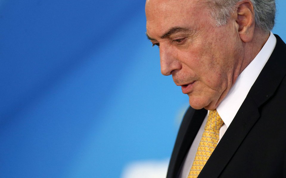 O presidente brasileiro Michel Temer participa de reunião no Palácio do Planalto em Brasília 12/09/2017 REUTERS/Adriano Machado (Foto: Charles Nisz) O presidente brasileiro Michel Temer participa de reunião no Palácio do Planalto em Brasília 12/09/2017 REUTERS/Adriano Machado