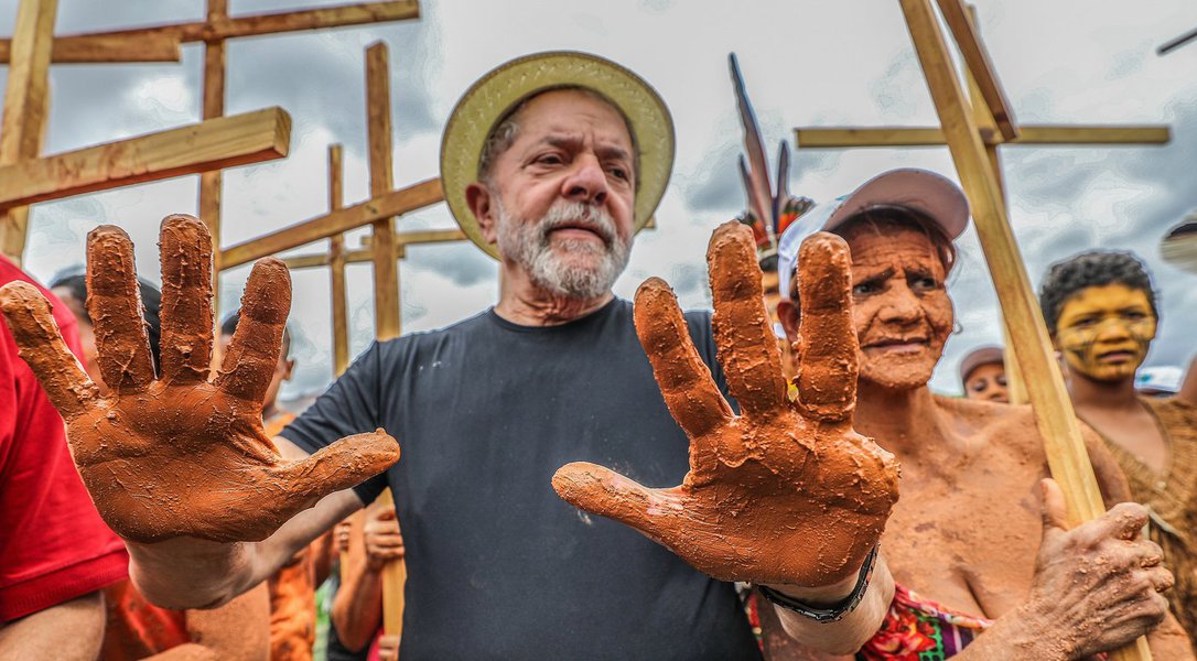 Lula caravana em Minas (Foto: Giuliana Miranda) Lula caravana em Minas