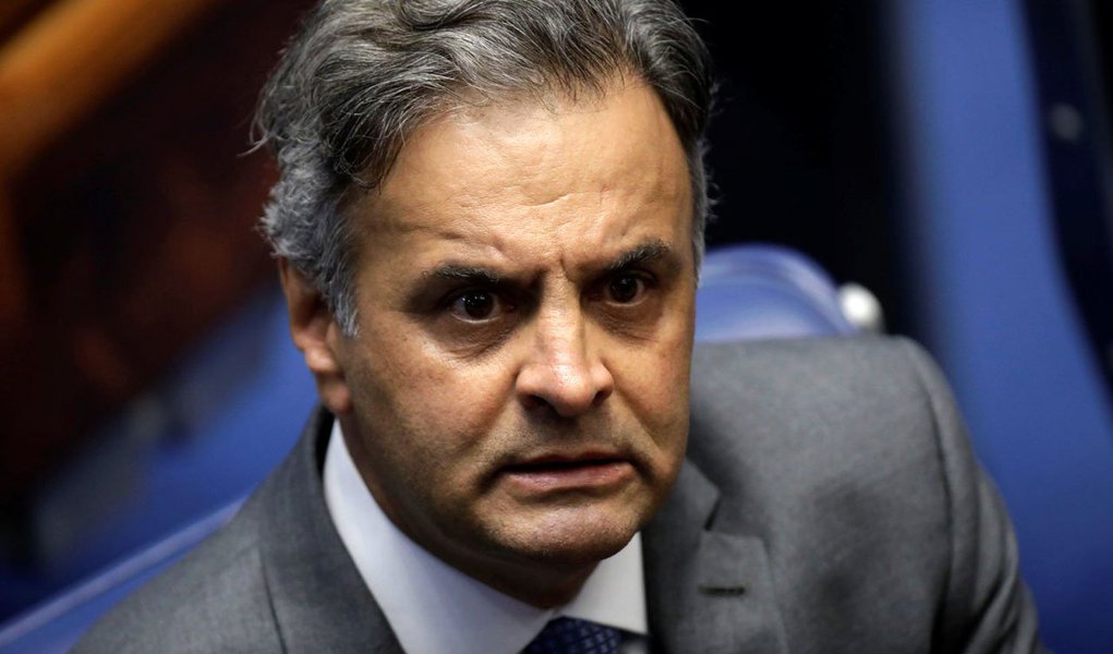 Senador Aécio Neves durante sessão do Senado, em Brasília 18/10/2017 REUTERS/Ueslei Marcelino (Foto: Gustavo Conde) Senador Aécio Neves durante sessão do Senado, em Brasília 18/10/2017 REUTERS/Ueslei Marcelino
