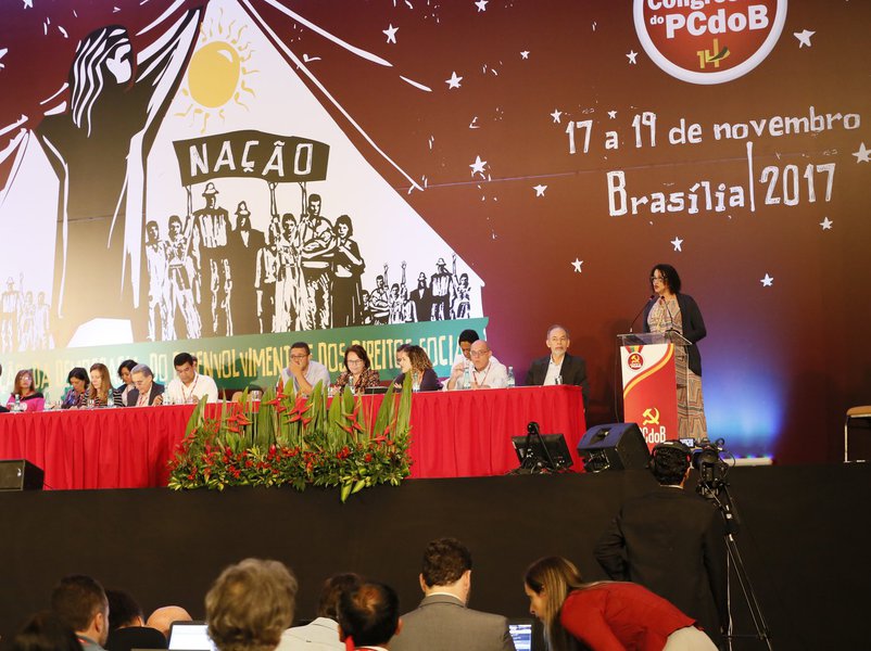Congresso do PCdoB (17 a 19 de novembro de 2017), em Brasília (Foto: Urariano Mota) Congresso do PCdoB (17 a 19 de novembro de 2017), em Brasília