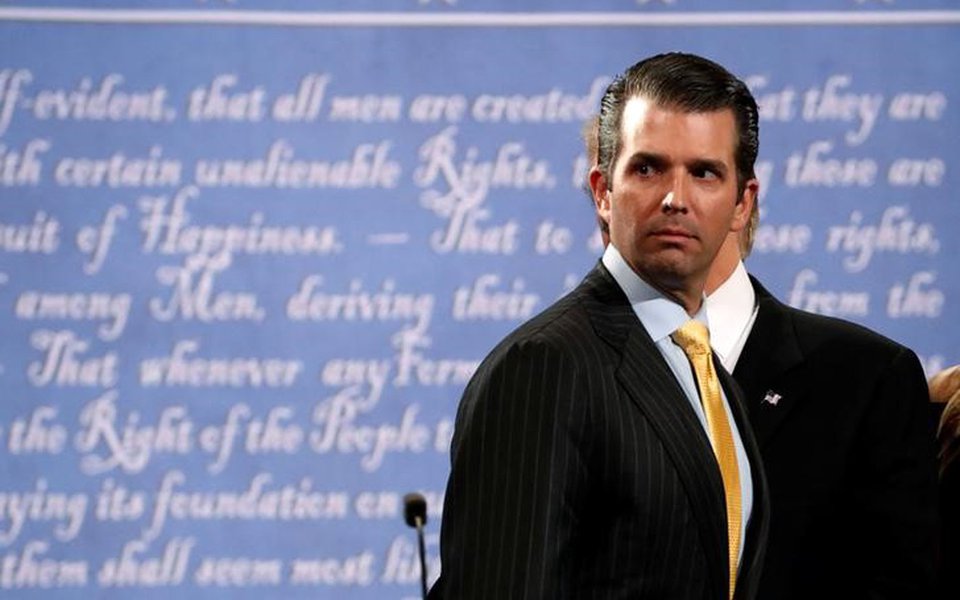 Donald Trump Jr, filho do presidente dos Estados Unidos, Donald Trump, em Nova York 26/09/2016 REUTERS/Brian Snyder (Foto: Aquiles Lins) Donald Trump Jr, filho do presidente dos Estados Unidos, Donald Trump, em Nova York 26/09/2016 REUTERS/Brian Snyder