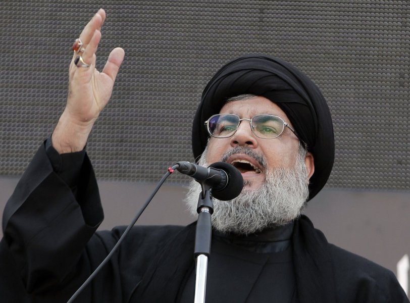 Líder do Hezbollah Sheik Hassan Nasrallah (AP Photo/Bilal Hussein) (Foto: Paulo Emílio) Líder do Hezbollah Sheik Hassan Nasrallah (AP Photo/Bilal Hussein)