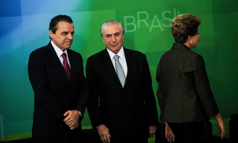 Henrique Alves Michel Temer (Foto: Chico Vigilante) Henrique Alves Michel Temer