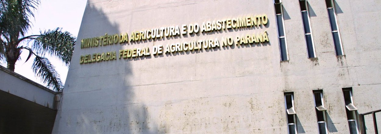 Sede regional do Ministério da Agricultura, Pecuária e Abastecimento no Paraná (Foto: Paulo Emílio) Sede regional do Ministério da Agricultura, Pecuária e Abastecimento no Paraná