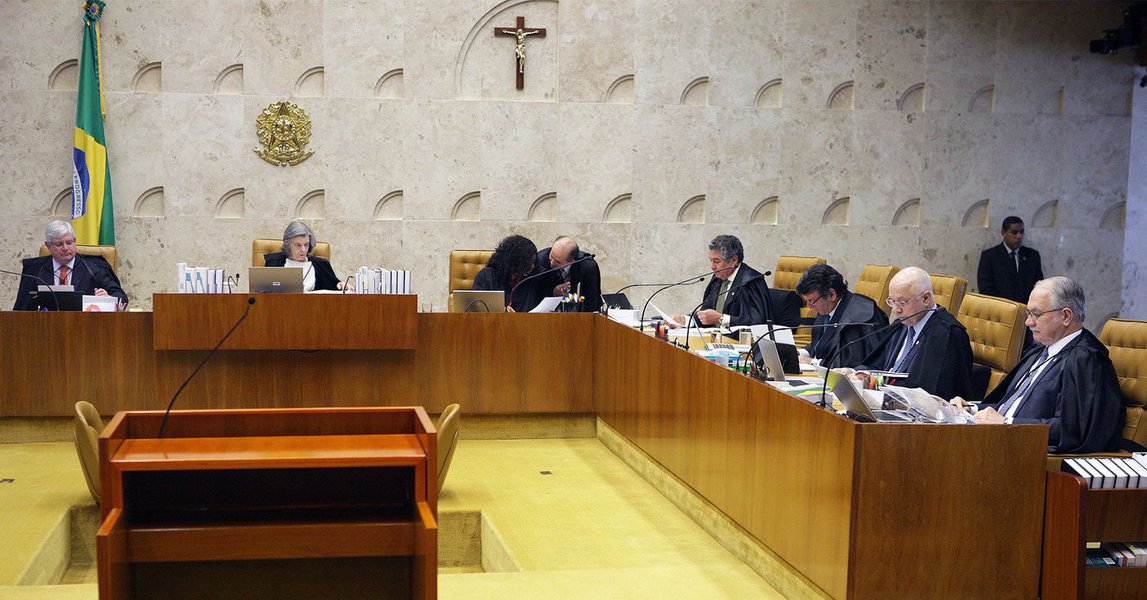 Plenário do STF (Foto: Ribamar Fonseca) Plenário do STF