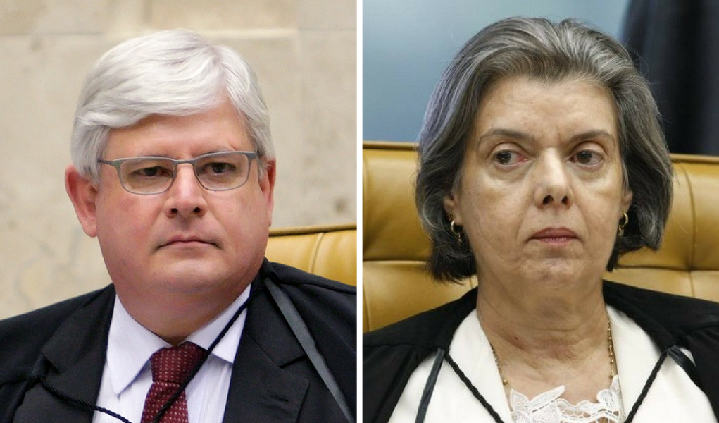 Rodrigo Janot e Cármen Lúcia (Foto: Giuliana Miranda) Rodrigo Janot e Cármen Lúcia