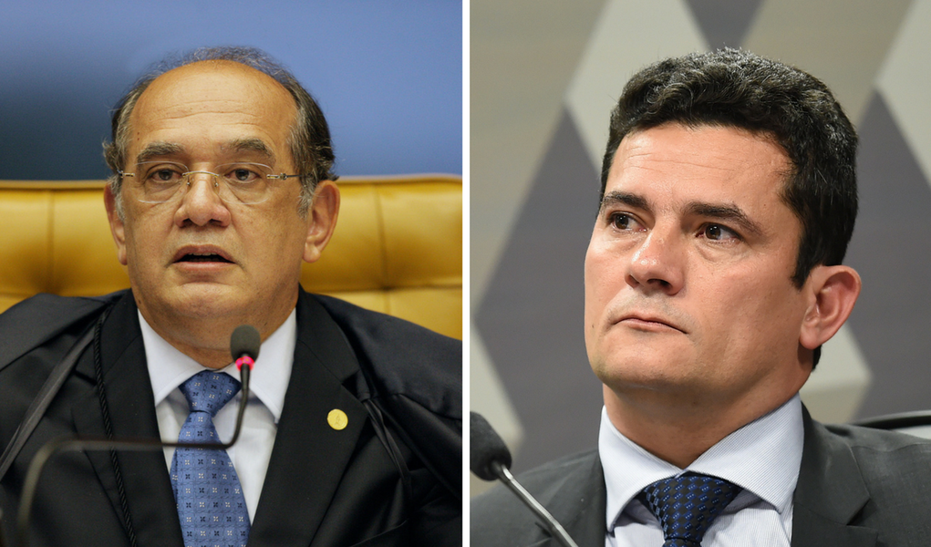 Gilmar Mendes e Sergio Moro (Foto: Leonardo Attuch) Gilmar Mendes e Sergio Moro
