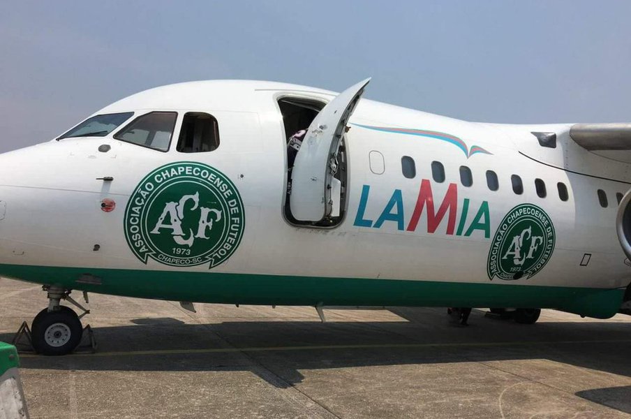 avião, Lamia, Chapecoense (Foto: Paulo Emílio) avião, Lamia, Chapecoense