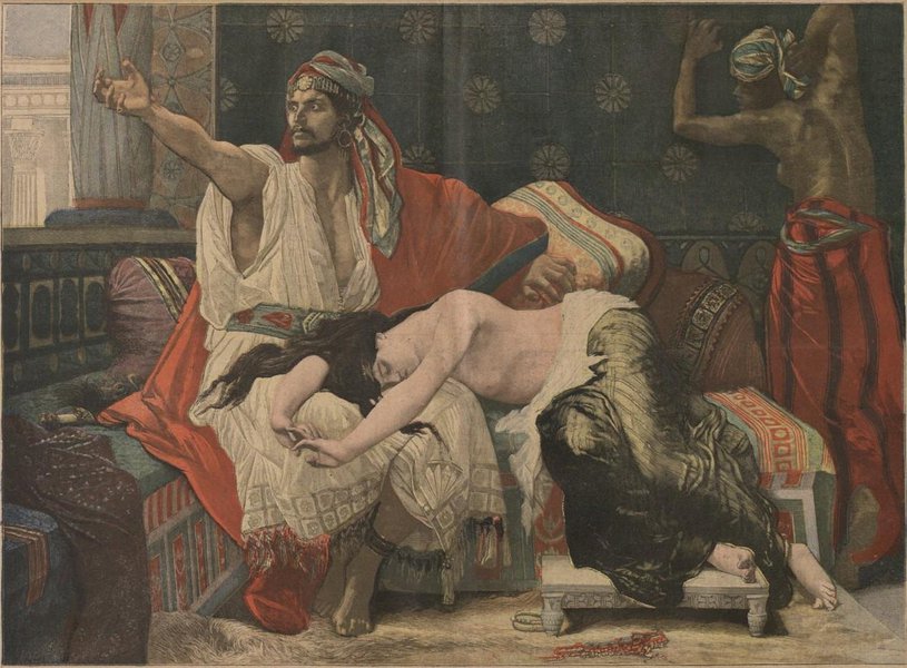 Onan and Tamar 1892, pintura de Alexandre Cabanel (Foto: Lelê Teles) Onan and Tamar 1892, pintura de Alexandre Cabanel