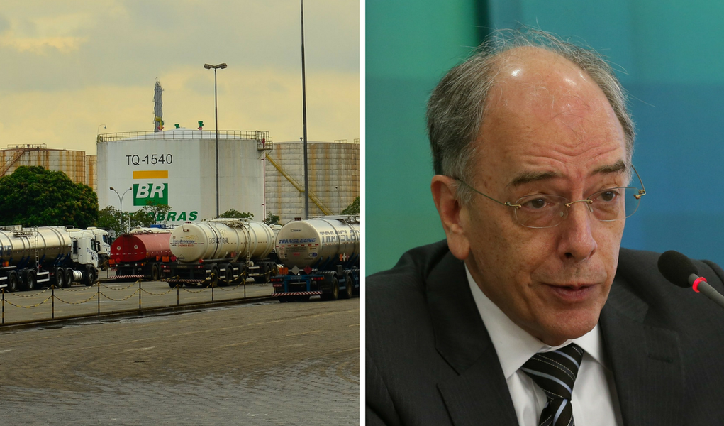 Montagem Pedro Parente e Petrobras (Foto: Cláudio da Costa Oliveira) Montagem Pedro Parente e Petrobras