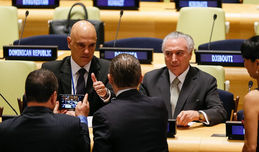 Nova Iorque - EUA, 19/09/2016. Presidente Michel Temer durante sessão Plenária da Reunião de Alto Nível sobre Grandes Movimentos de Refugiados e Migrantes. Foto: Beto Barata/PR (Foto: Paulo Emílio) Nova Iorque - EUA, 19/09/2016. Presidente Michel Temer durante sessão Plenária da Reunião de Alto Nível sobre Grandes Movimentos de Refugiados e Migrantes. Foto: Beto Barata/PR