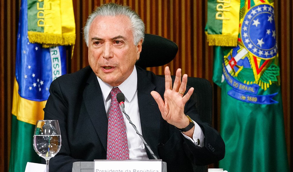 Brasília - DF, 20/06/2016. Presidente em Exercício Michel Temer durante reunião com governadores das unidades federativas do Brasil. Foto: Marcos Corrêa/PR (Foto: Bepe Damasco) Brasília - DF, 20/06/2016. Presidente em Exercício Michel Temer durante reunião com governadores das unidades federativas do Brasil. Foto: Marcos Corrêa/PR