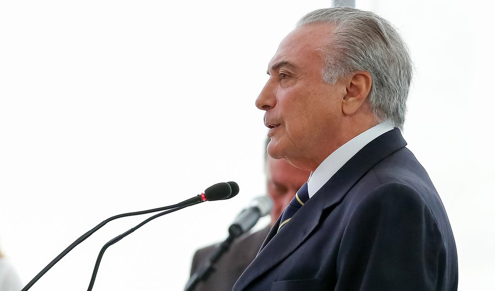Presidente Michel Temer discursa durante Cerimônia de Migração das Rádios AM para FM. (Brasília - DF 07/11/2016) Foto: Marcos Corrêa/PR (Foto: Lelê Teles) Presidente Michel Temer discursa durante Cerimônia de Migração das Rádios AM para FM. (Brasília - DF 07/11/2016) Foto: Marcos Corrêa/PR