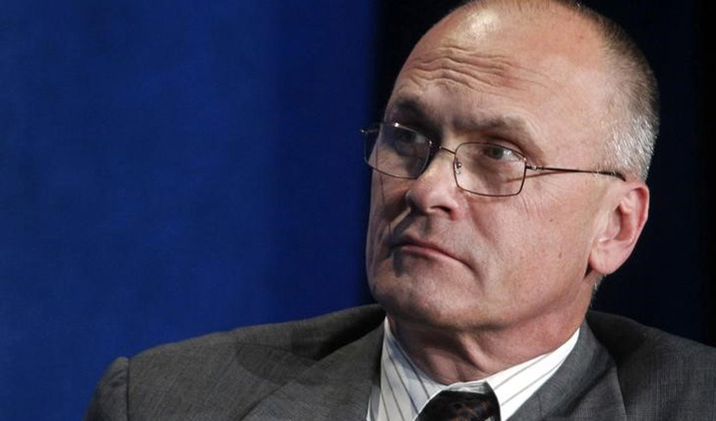Puzder durante evento em Beverly Hills. 30/4/2012. REUTERS/Fred Prouser (Foto: Aquiles Lins) Puzder durante evento em Beverly Hills. 30/4/2012. REUTERS/Fred Prouser