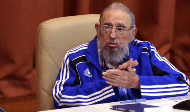 Cuba's former president Fidel Castro attends the closing ceremony of the seventh Cuban Communist Party (PCC) congress in Havana, Cuba, in this handout received April 19, 2016. Omara Garcia/Courtesy of AIN/Handout via REUTERS (Foto: Heloise Guarise Vieira) Cuba's former president Fidel Castro attends the closing ceremony of the seventh Cuban Communist Party (PCC) congress in Havana, Cuba, in this handout received April 19, 2016. Omara Garcia/Courtesy of AIN/Handout via REUTERS