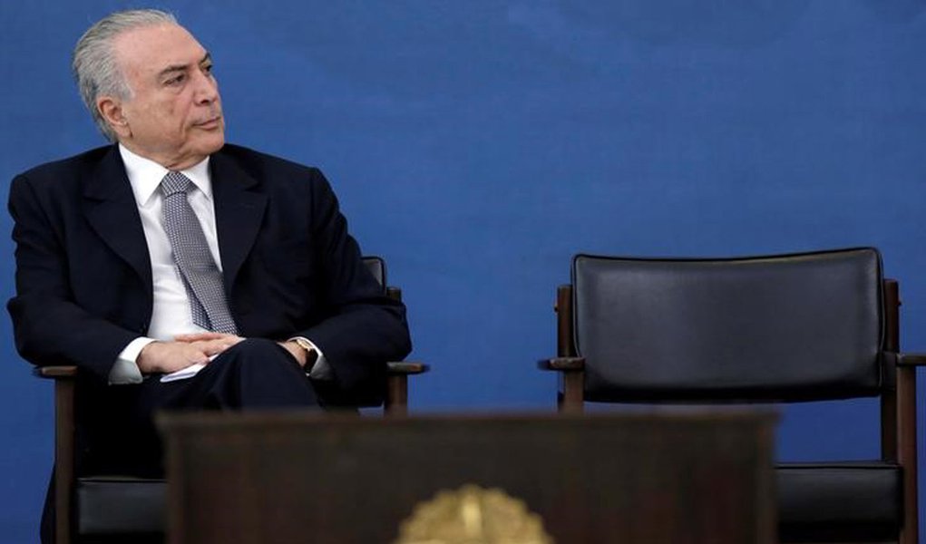 Presidente Michel Temer durante lançamento de nova linha de crédito da Caixa Econômica Federal no Palácio do Planalto, em Brasília, Brasil 24/11/2016 REUTERS/Ueslei Marcelino (Foto: Aquiles Lins) Presidente Michel Temer durante lançamento de nova linha de crédito da Caixa Econômica Federal no Palácio do Planalto, em Brasília, Brasil 24/11/2016 REUTERS/Ueslei Marcelino