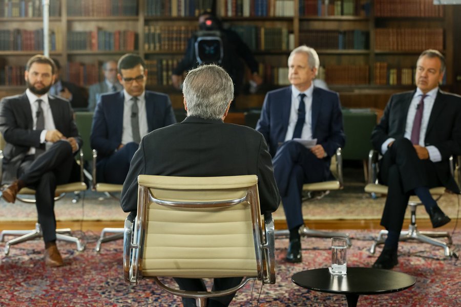 Brasília - DF, 11/11/2016. Presidente Michel Temer durante Gravação pa Rede TV - Roda Viva no Palácio da Alvorada. Foto: Beto Barata/PR (Foto: Gisele Federicce) Brasília - DF, 11/11/2016. Presidente Michel Temer durante Gravação pa Rede TV - Roda Viva no Palácio da Alvorada. Foto: Beto Barata/PR