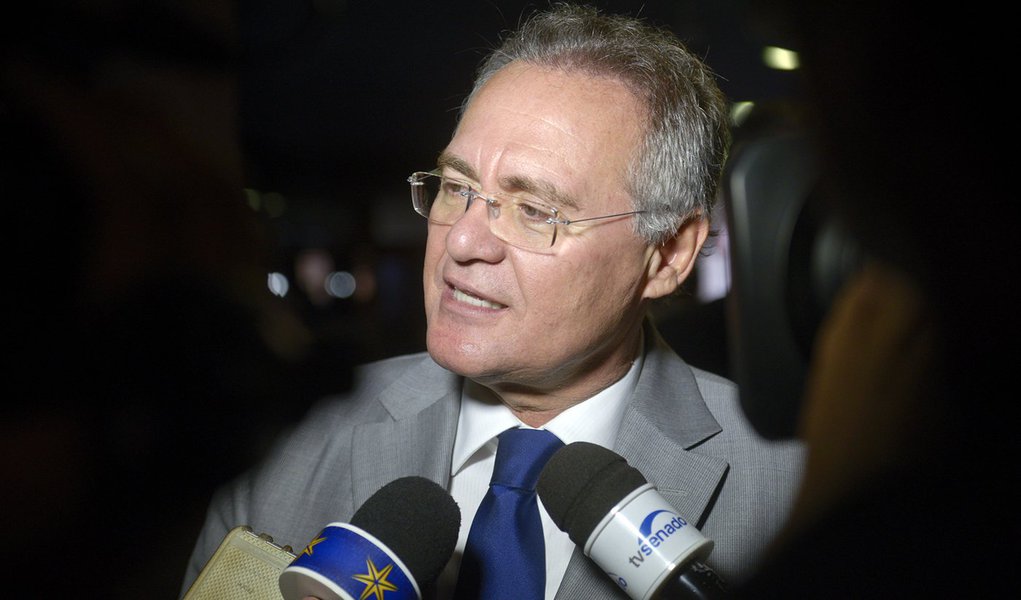 Presidente do Senado Federal, senador Renan Calheiros (PMDB-AL), concede entrevista. Foto: Pedro França/Agência Senado (Foto: Luciana Oliveira) Presidente do Senado Federal, senador Renan Calheiros (PMDB-AL), concede entrevista. Foto: Pedro França/Agência Senado