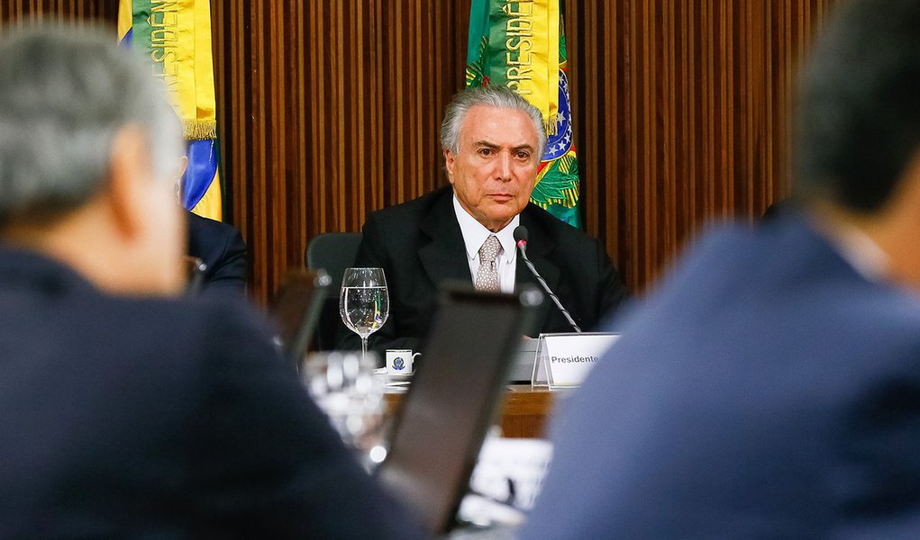 Brasília - DF, 31/08/2016. Presidente da República Michel Temer durante reunião ministerial. Foto: Marcos Corrêa/PR (Foto: Luciana Oliveira) Brasília - DF, 31/08/2016. Presidente da República Michel Temer durante reunião ministerial. Foto: Marcos Corrêa/PR