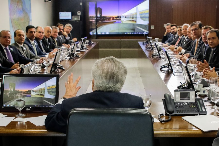 Presidente Michel Temer durante reunião com o Conselho Nacional do Sesi. (Brasília - DF, 13/09/2016) Foto: Carolina Antunes/PR (Foto: Leonardo Attuch) Presidente Michel Temer durante reunião com o Conselho Nacional do Sesi. (Brasília - DF, 13/09/2016) Foto: Carolina Antunes/PR