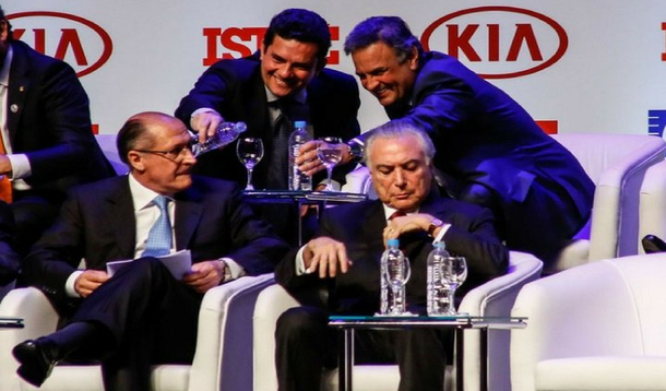 Sergio Moro e Aecio neves (Foto: Lenio Luiz Streck) Sergio Moro e Aecio neves