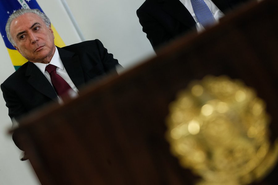 (Brasília - DF 06/12/2016) Presidente Michel Temer durante Cerimônia de assinatura do Contrato de Estruturação Financeira da Santa Casa de São Paulo. Foto: Beto Barata/PR (Foto: Esmael Morais) (Brasília - DF 06/12/2016) Presidente Michel Temer durante Cerimônia de assinatura do Contrato de Estruturação Financeira da Santa Casa de São Paulo. Foto: Beto Barata/PR