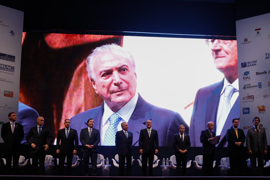 Presidente Michel Temer durante Sessão de Abertura da Conferência Potencial da Diáspora Libanesa da América Latina. (São Paulo - SP 27/11/2016) Foto: Beto Barata/PR (Foto: Esmael Morais) Presidente Michel Temer durante Sessão de Abertura da Conferência Potencial da Diáspora Libanesa da América Latina. (São Paulo - SP 27/11/2016) Foto: Beto Barata/PR