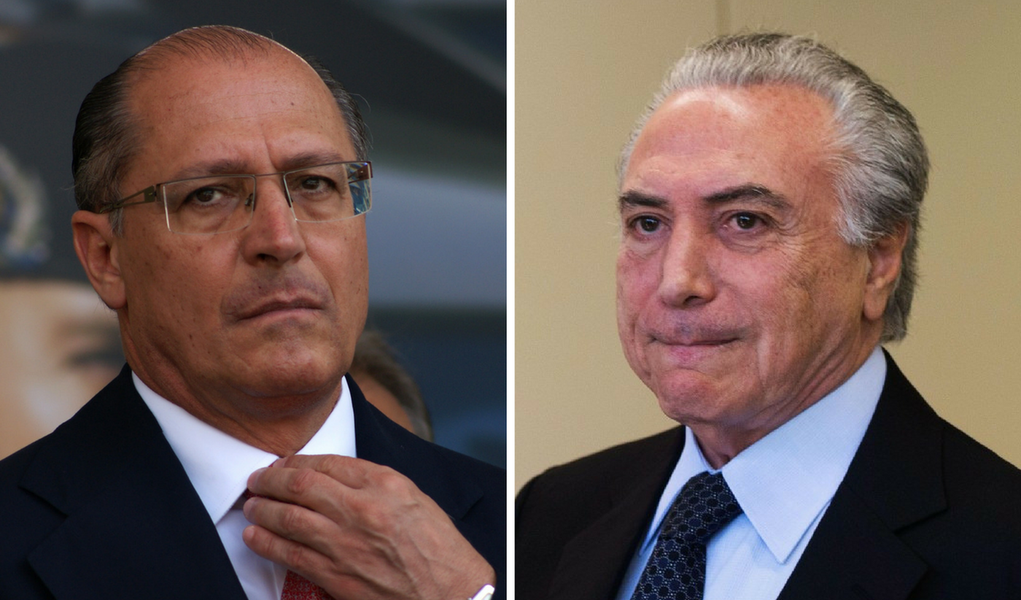 Geraldo Alckmin e Michel Temer (Foto: Giuliana Miranda) Geraldo Alckmin e Michel Temer