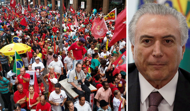 temer sindicatos (Foto: Lindbergh Farias) temer sindicatos