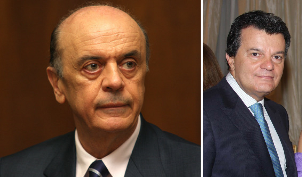 José Serra e Ronaldo Cézar Coelho (Foto: Gustavo Conde) José Serra e Ronaldo Cézar Coelho