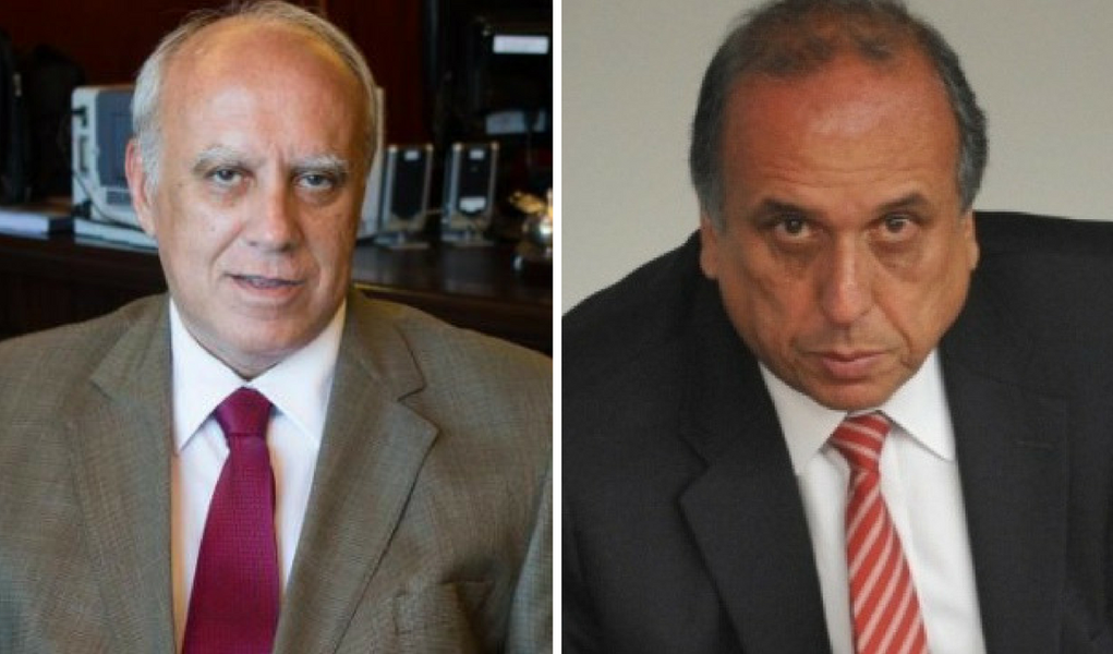 desembargador Luiz Fernando Ribeiro de Carvalho e o governador Lui Antônio Pezão (Foto: Giuliana Miranda) desembargador Luiz Fernando Ribeiro de Carvalho e o governador Lui Antônio Pezão