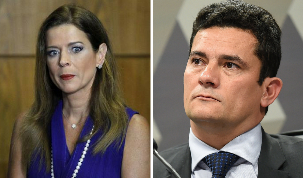 Cláudia Cruz e Sergio Moro (Foto: Guilherme Coutinho) Cláudia Cruz e Sergio Moro