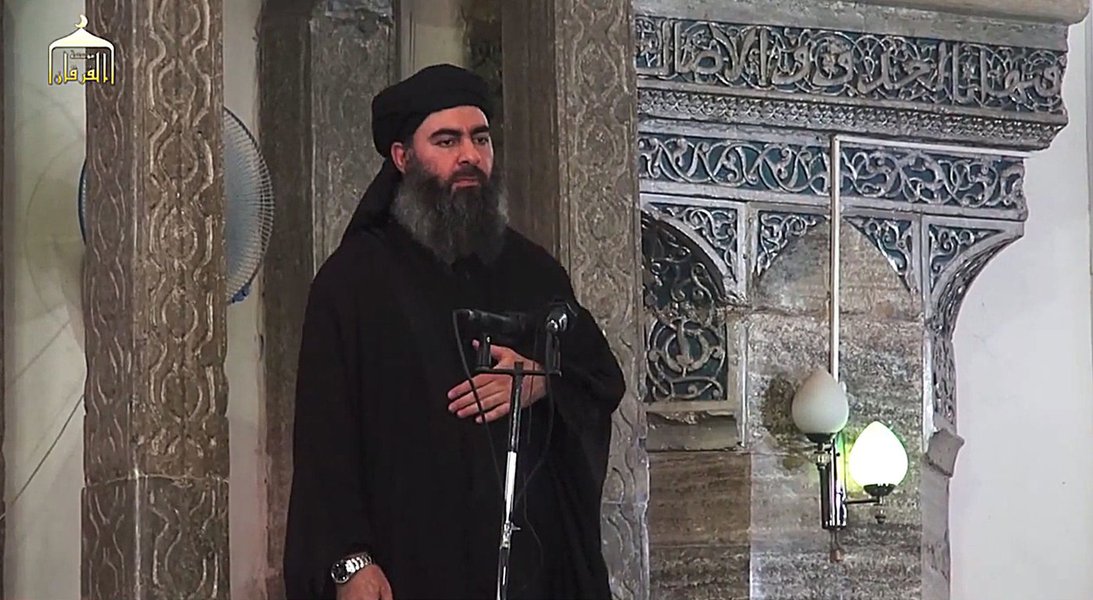 Líder do grupo extremista Estado islâmico, Abu Bakr al Baghdadi (Foto: Paulo Emílio) Líder do grupo extremista Estado islâmico, Abu Bakr al Baghdadi