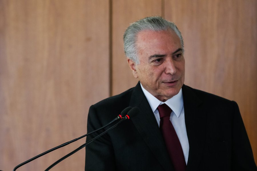 (Brasília - DF 06/12/2016) Presidente Michel Temer durante Cerimônia de assinatura do Contrato de Estruturação Financeira da Santa Casa de São Paulo. Foto: Beto Barata/PR/PR (Foto: Giuliana Miranda) (Brasília - DF 06/12/2016) Presidente Michel Temer durante Cerimônia de assinatura do Contrato de Estruturação Financeira da Santa Casa de São Paulo. Foto: Beto Barata/PR/PR