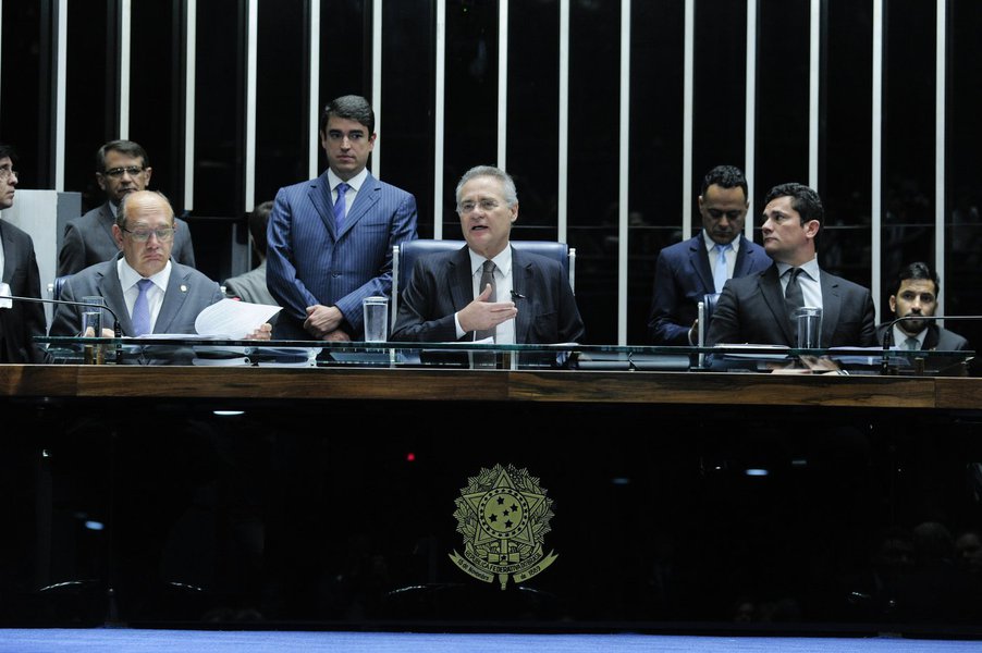 Renan Moro Gilmar Mendes 1/12/2016 (Foto: Wanderley Guilherme dos Santos) Renan Moro Gilmar Mendes 1/12/2016