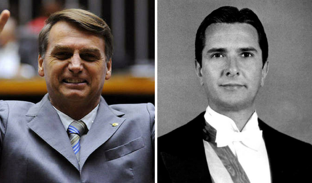 Jair Bolsonaro e Fernando Collor (Foto: Charles Nisz) Jair Bolsonaro e Fernando Collor