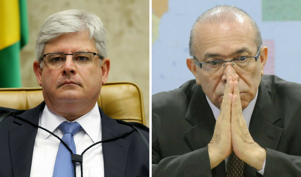 Rodrigo Janot e Eliseu Padilha (Foto: Giuliana Miranda) Rodrigo Janot e Eliseu Padilha