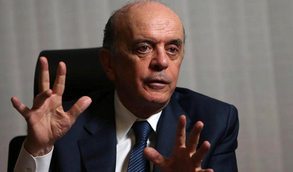 Ministro das Relações Exteriores, José Serra, durante entrevista à Reuters em Brasília 14/07/2016 REUTERS/Adriano Machado (Foto: Davis Sena Filho) Ministro das Relações Exteriores, José Serra, durante entrevista à Reuters em Brasília 14/07/2016 REUTERS/Adriano Machado