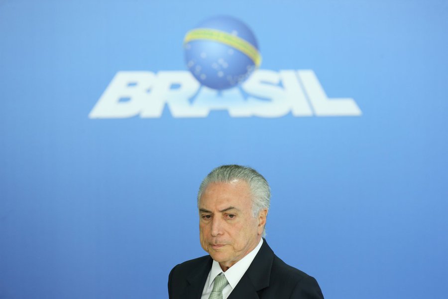 Brasília- DF 16-06-2016 Presidente interino, Michel Temer e o ministro da educação, Mendonça filho anunciando prorrogação do FIES. Foto Lula Marques/Agência PT (Foto: Paulo Moreira Leite) Brasília- DF 16-06-2016 Presidente interino, Michel Temer e o ministro da educação, Mendonça filho anunciando prorrogação do FIES. Foto Lula Marques/Agência PT