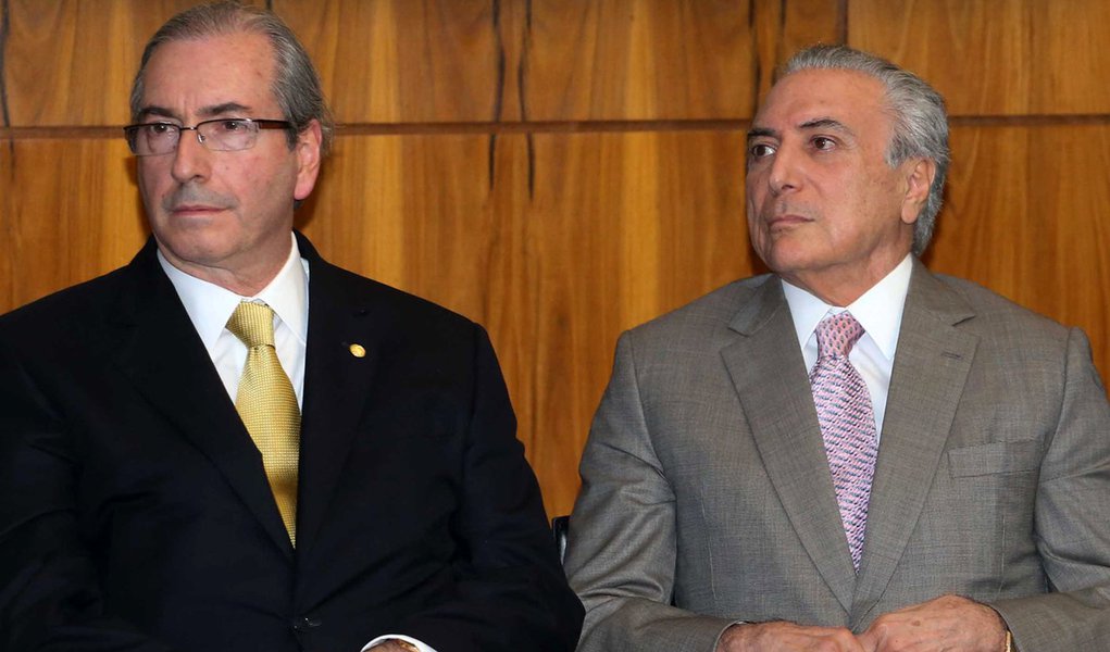 Brasília- DF 01-07-2015- Vice-Presidente Michel Temer, Eduarado Cunha, Renan Calheiros, Presidente do PT, Rui Falcão durante posse da presidente do PCdoB, Luciana Santos. Foto: Lula Marques/ Agência PT (Foto: Luiz Alberto Gómez de Souza) Brasília- DF 01-07-2015- Vice-Presidente Michel Temer, Eduarado Cunha, Renan Calheiros, Presidente do PT, Rui Falcão durante posse da presidente do PCdoB, Luciana Santos. Foto: Lula Marques/ Agência PT